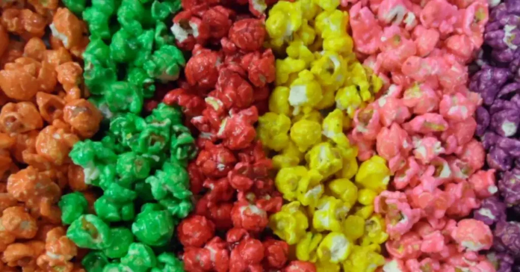 rainbow popcorn
