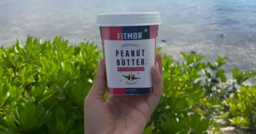 peanut butter in front of the sea