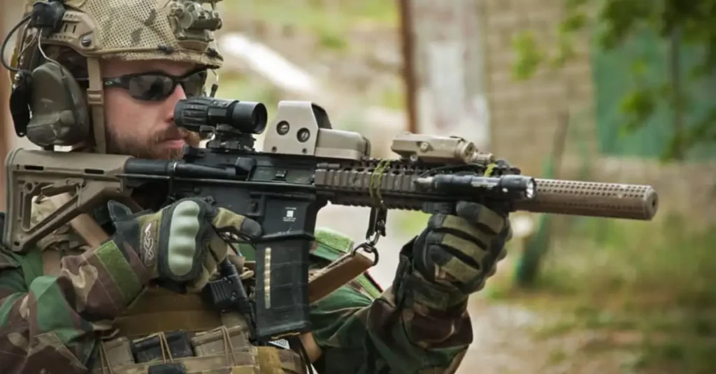 US MARSOC with M4A1