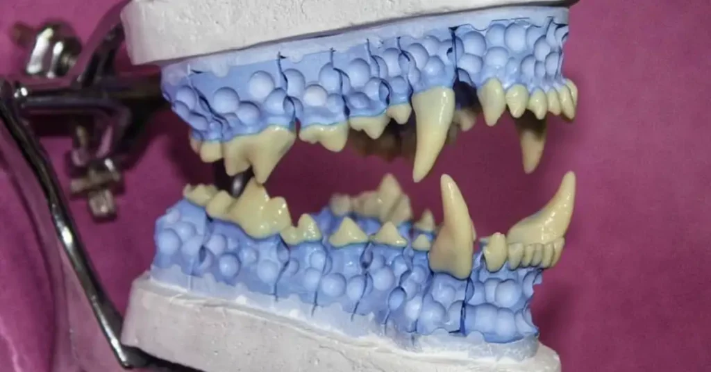 model of animal dentition