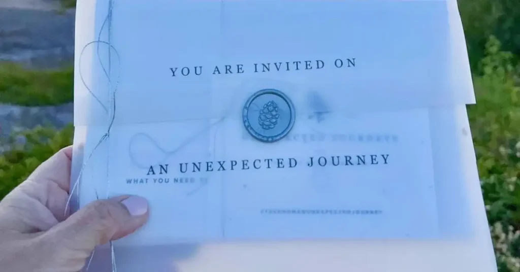 invitation to an unexpected journey