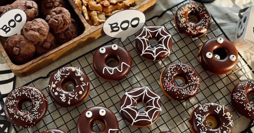 halloween themed donuts