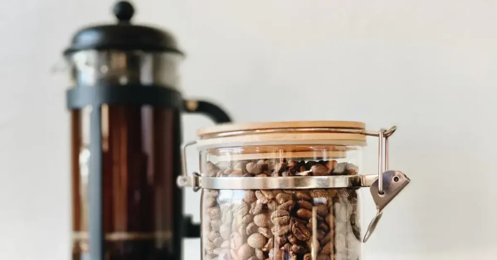 coffee bean can as coffee gift basket ideas