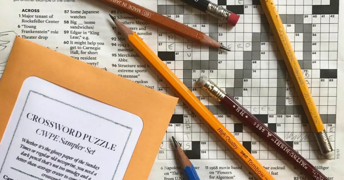 crossword clues and pencils