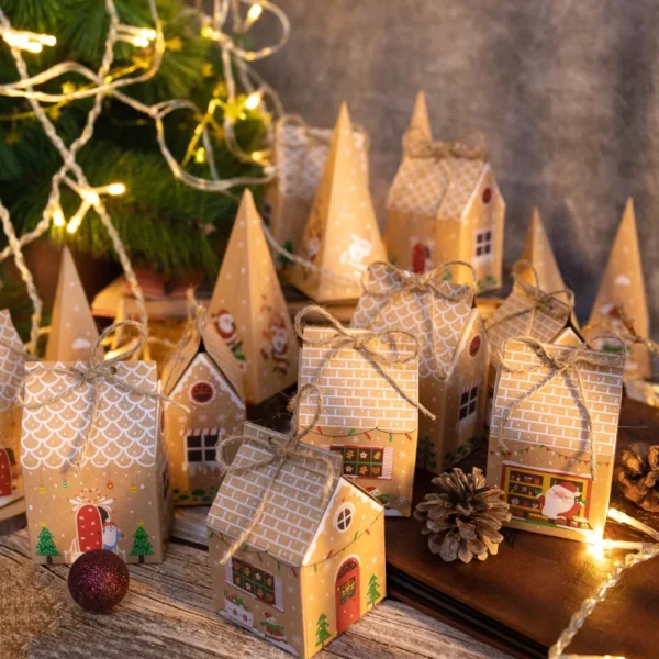 Gift Boxes for Christmas Gingerbread House
