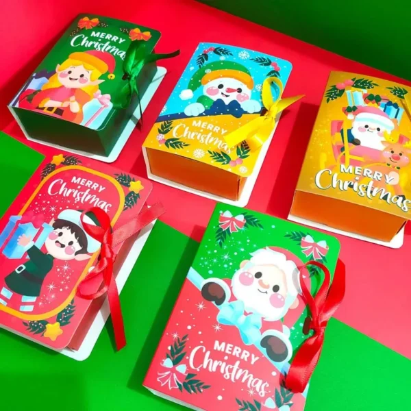 Gift Boxes for Christmas Book Shaped