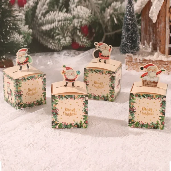 Gift Boxes For Christmas Santa Claus