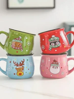 Christmas Mugs Set