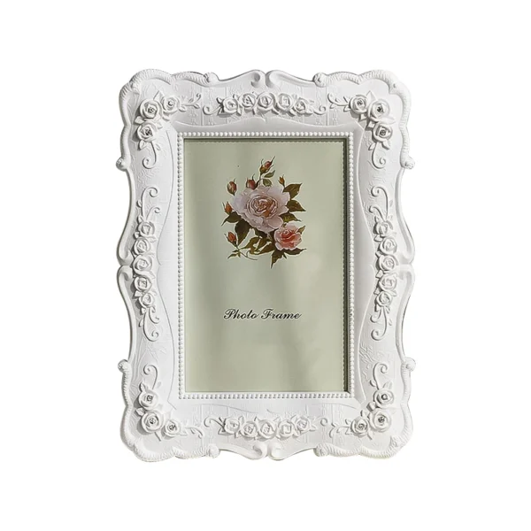 Valentines Picture Frame on a white background
