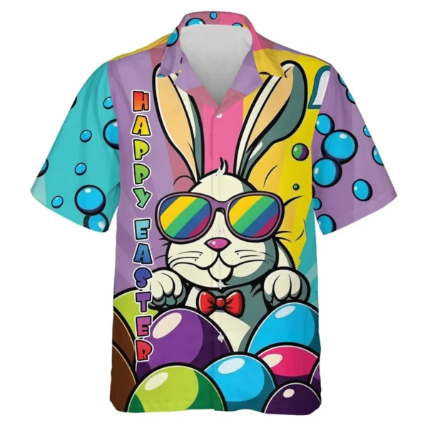 Easter Shirts in bunny design on white backround