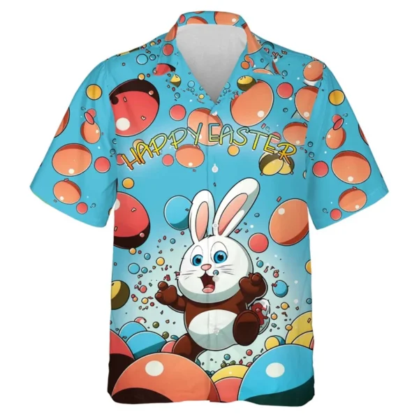 Easter Shirts in white bunny design on white backround