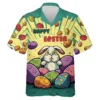 Easter Shirts in egg design on white backround