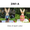 Straw Easter Decor Bunny A