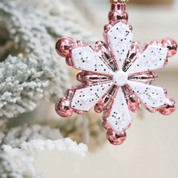 Pink Christmas Tree Decoration Star